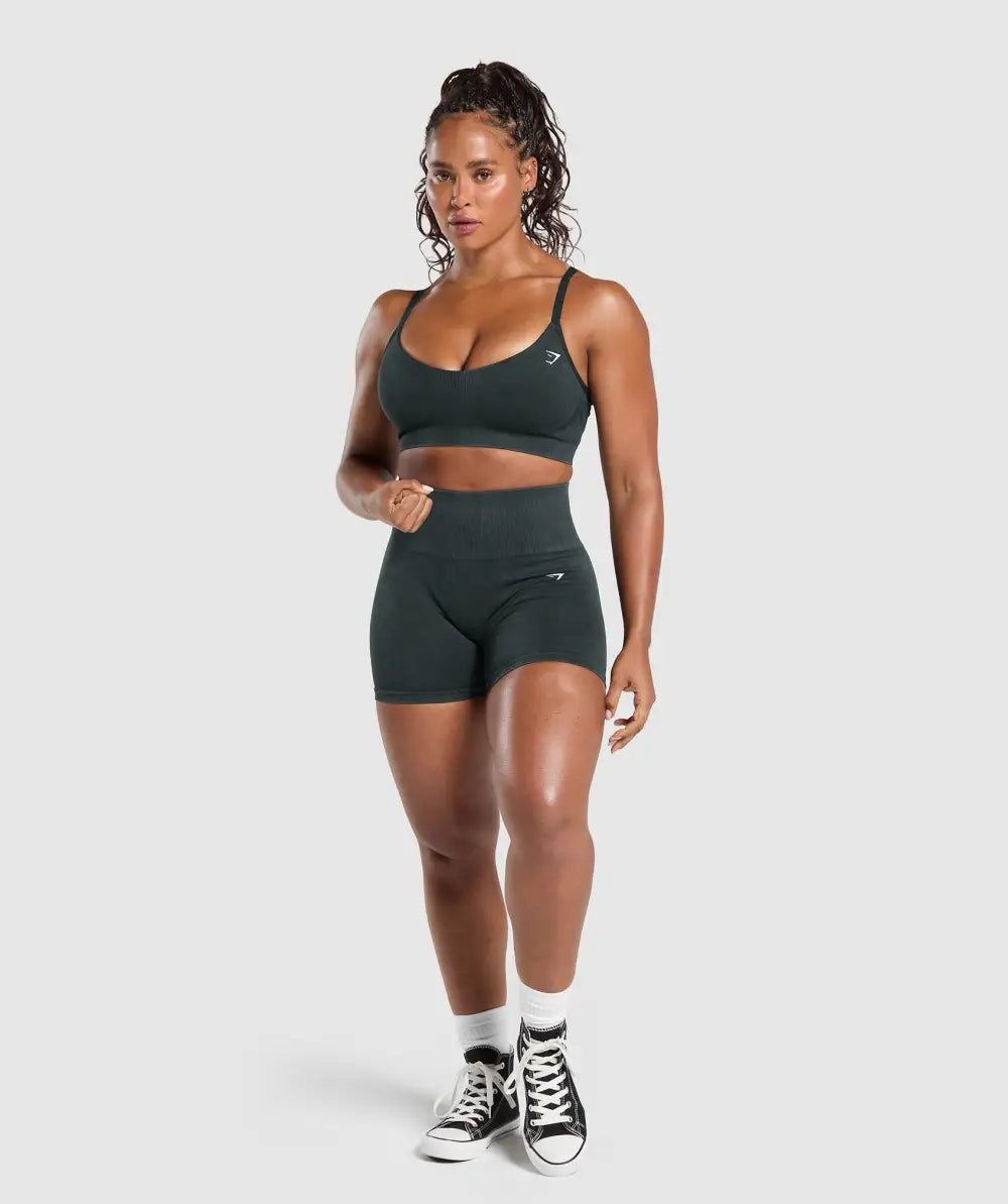 Gains Seamless Washed Sports Bra