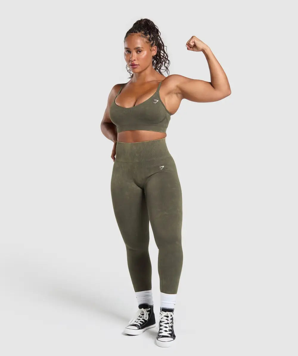 Gains Seamless Washed Sports Bra