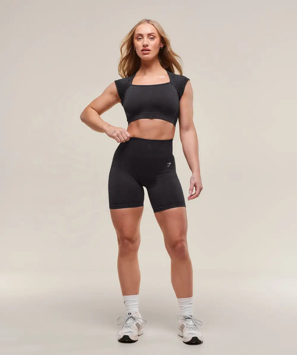 Adapt X Whitney Animal Seamless Crop Top