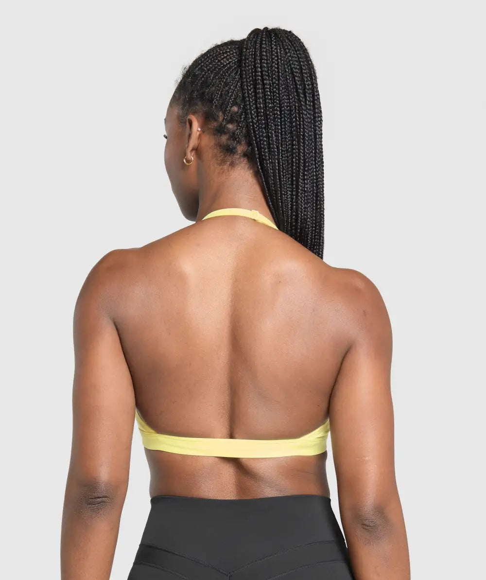 Minimal Halterneck Sports Bra