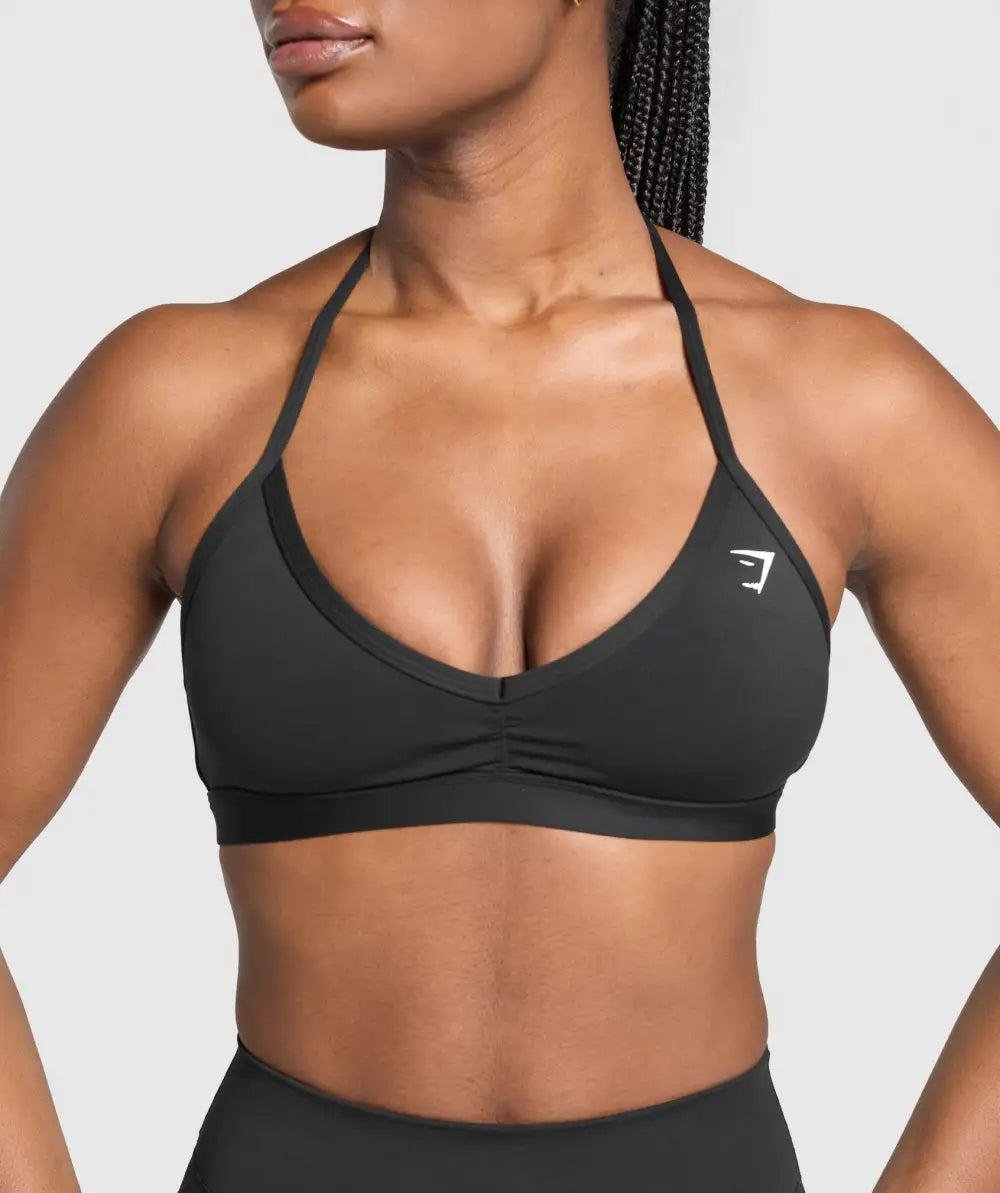 Minimal Halterneck Sports Bra