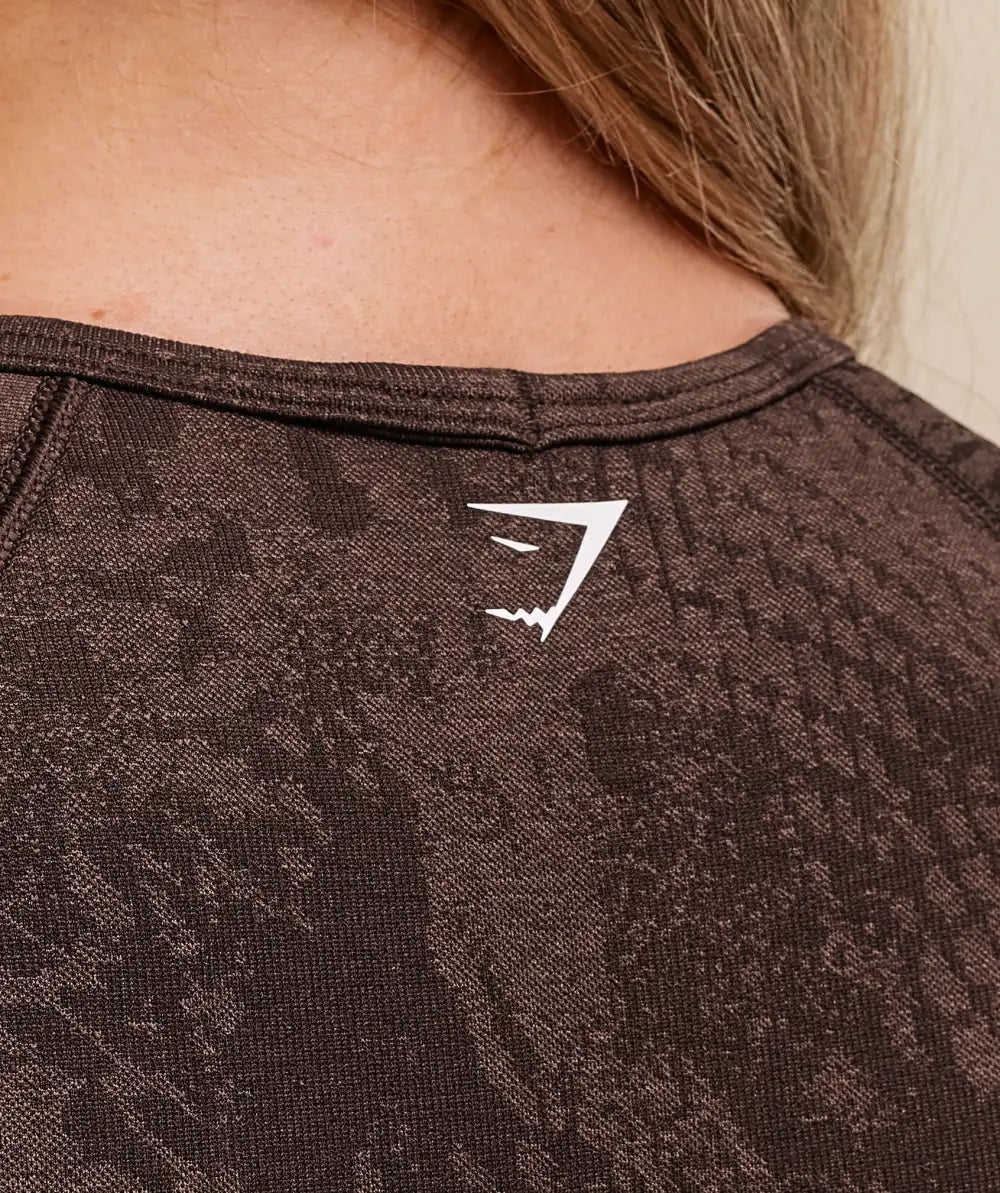 Adapt X Whitney Animal Seamless Crop Top