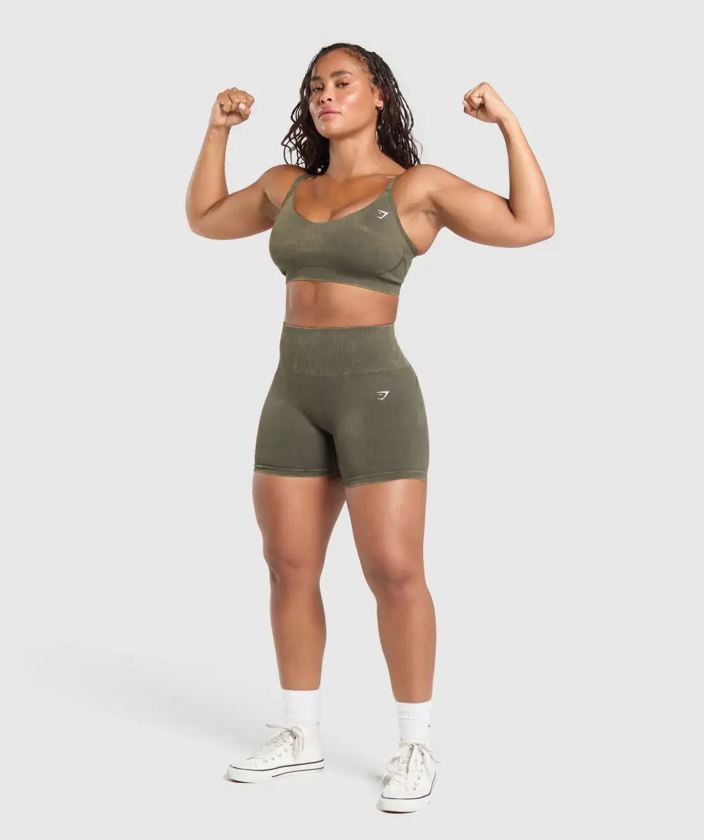 Gains Seamless Washed Shorts