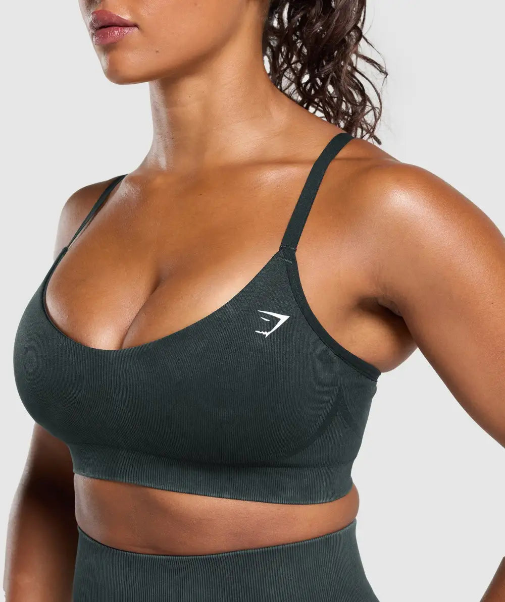 Gains Seamless Washed Sports Bra