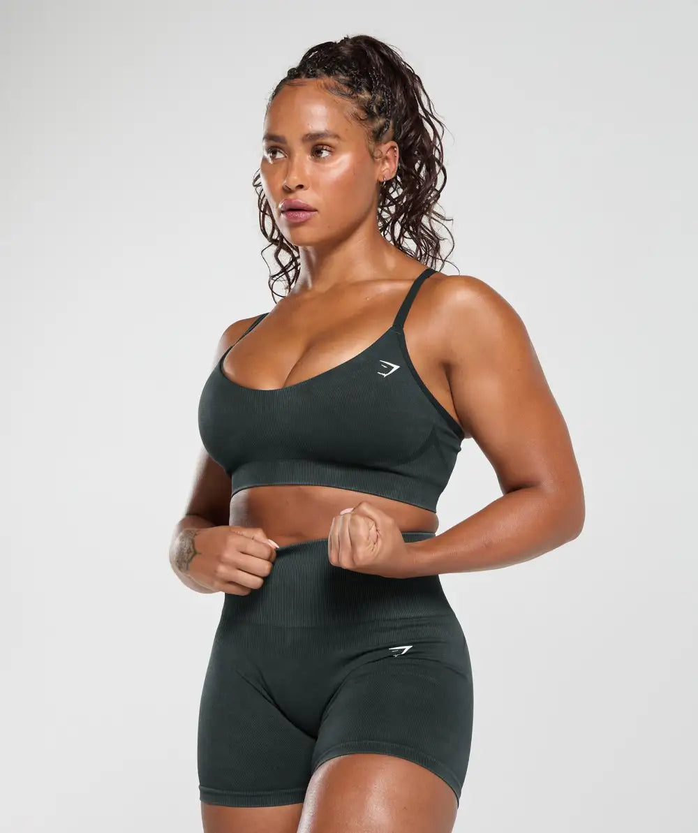 Gains Seamless Washed Sports Bra