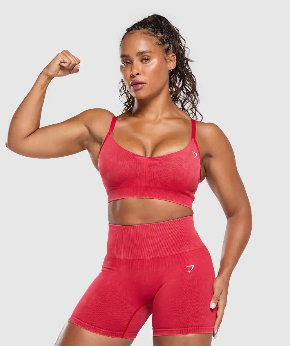 Gains Seamless Washed Sports Bra