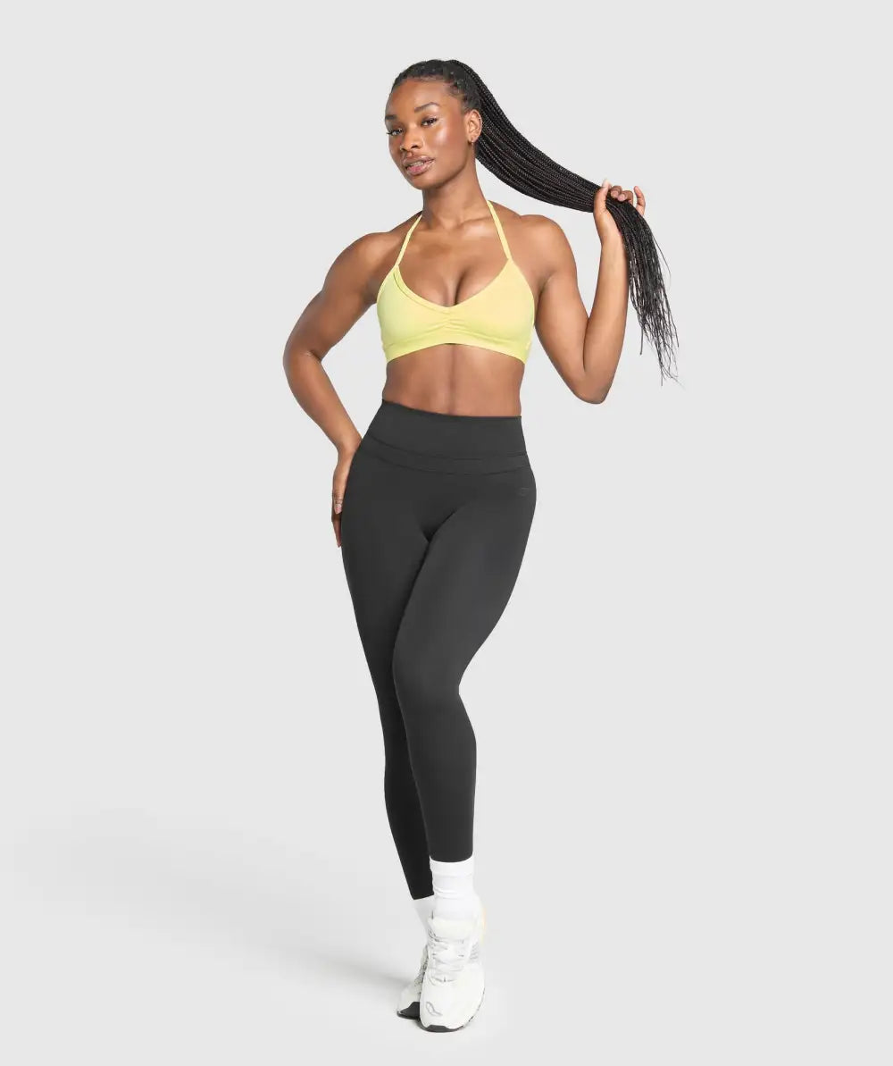 Minimal Halterneck Sports Bra