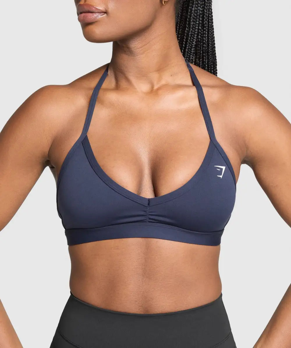 Minimal Halterneck Sports Bra