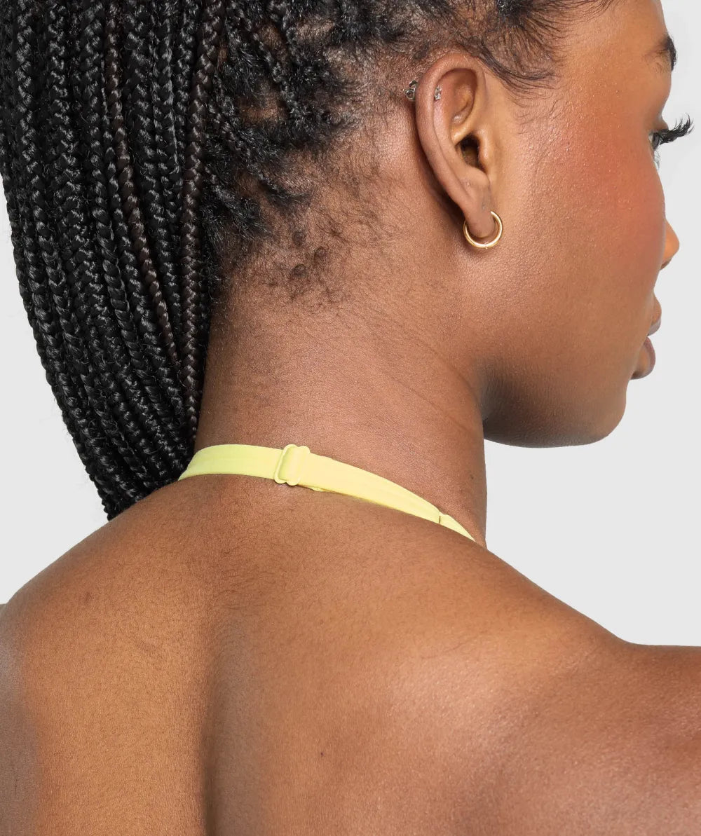 Minimal Halterneck Sports Bra