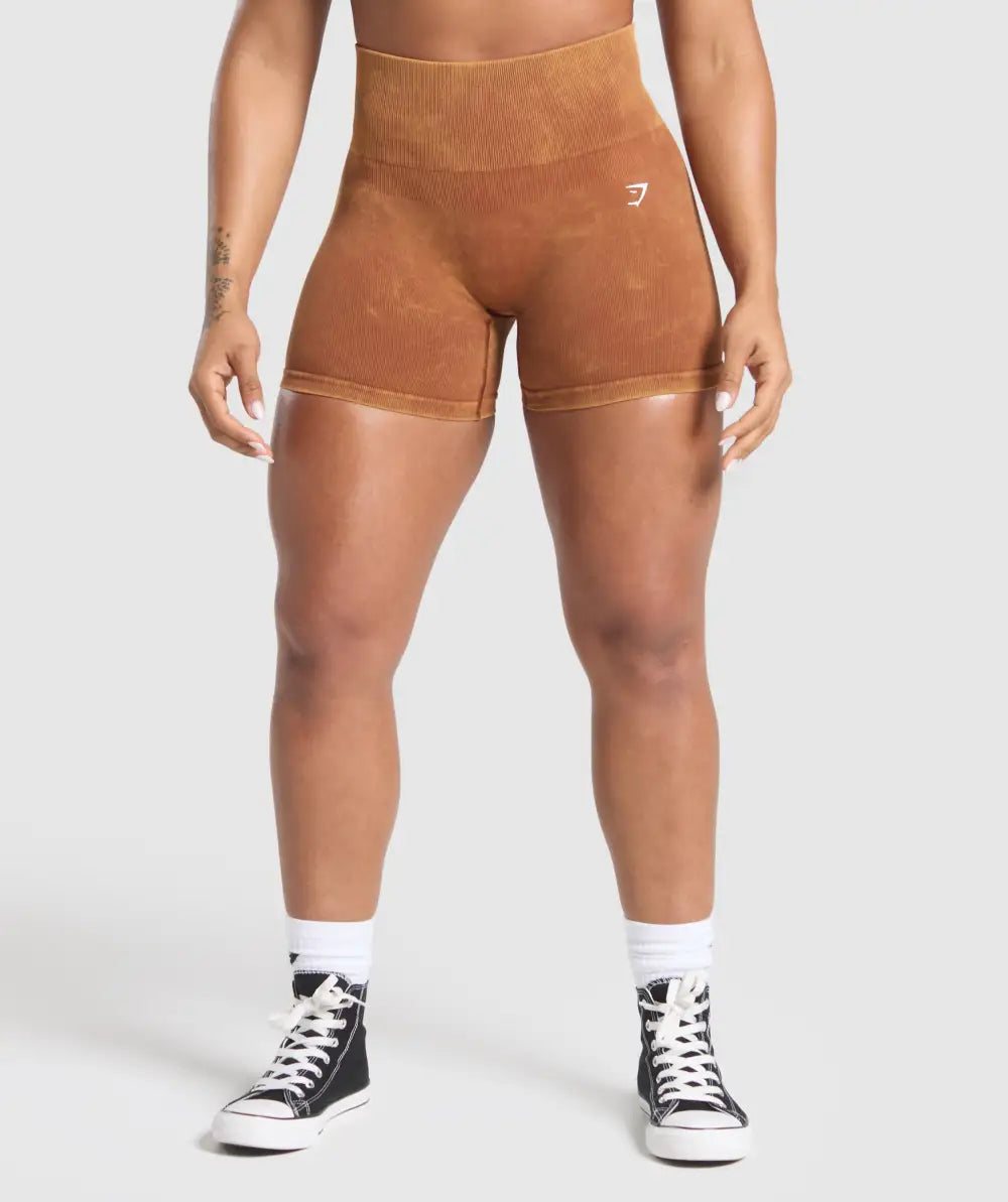 Gains Seamless Washed Shorts