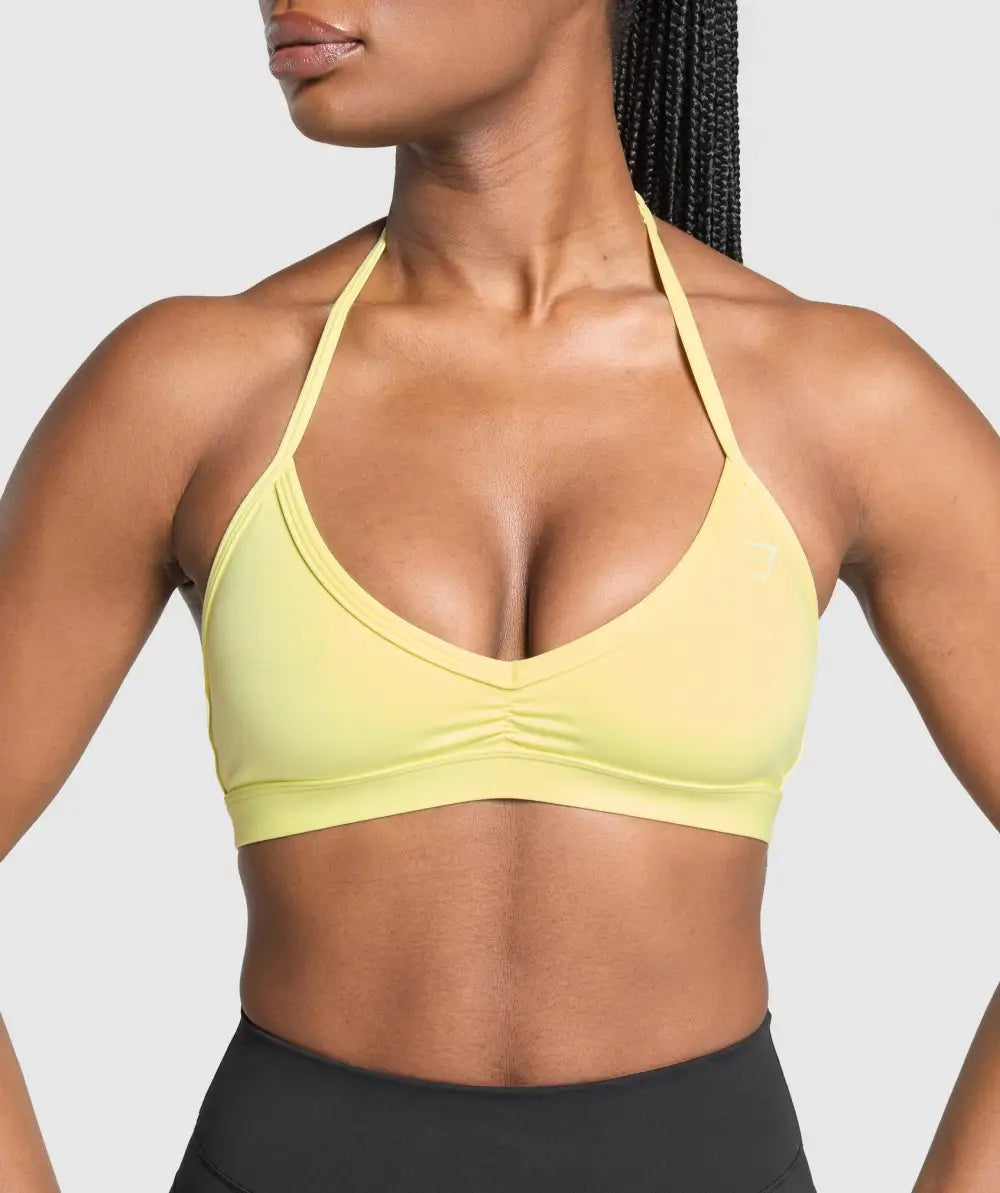 Minimal Halterneck Sports Bra